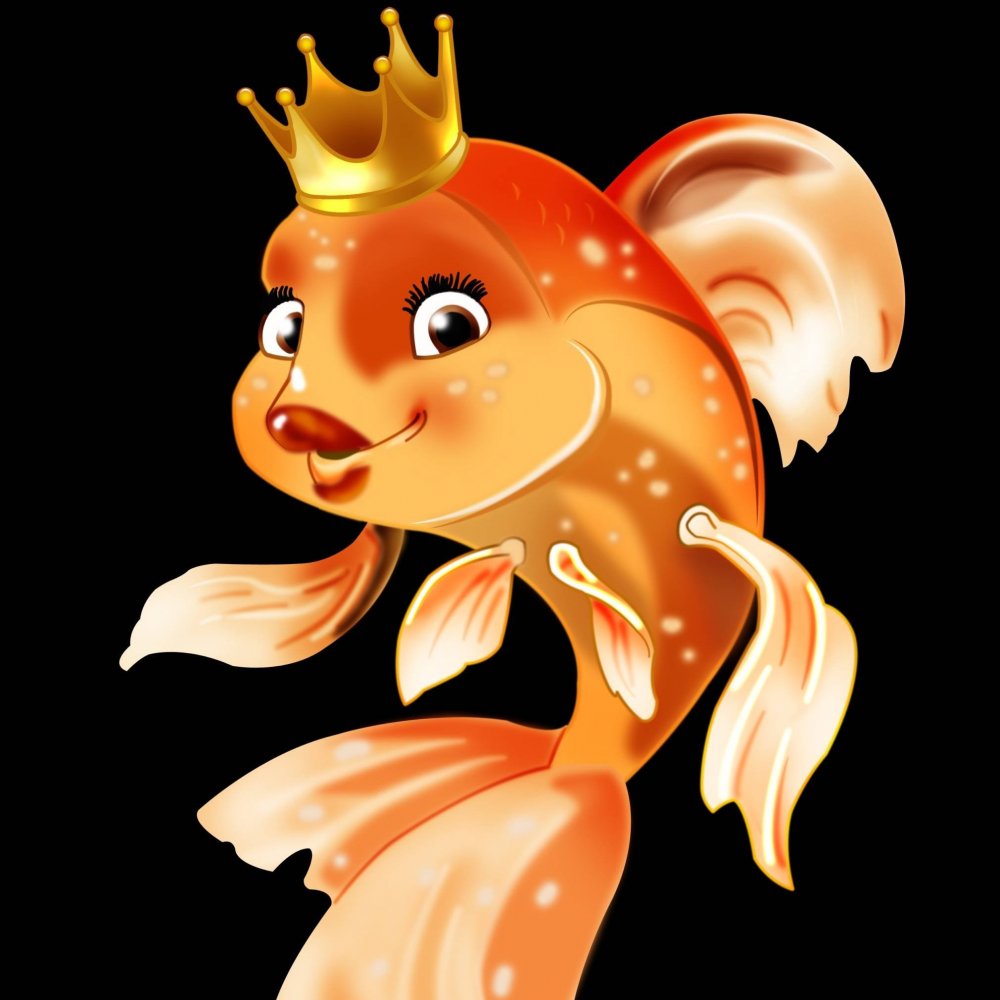 Рыбка из сказки Золотая рыбка