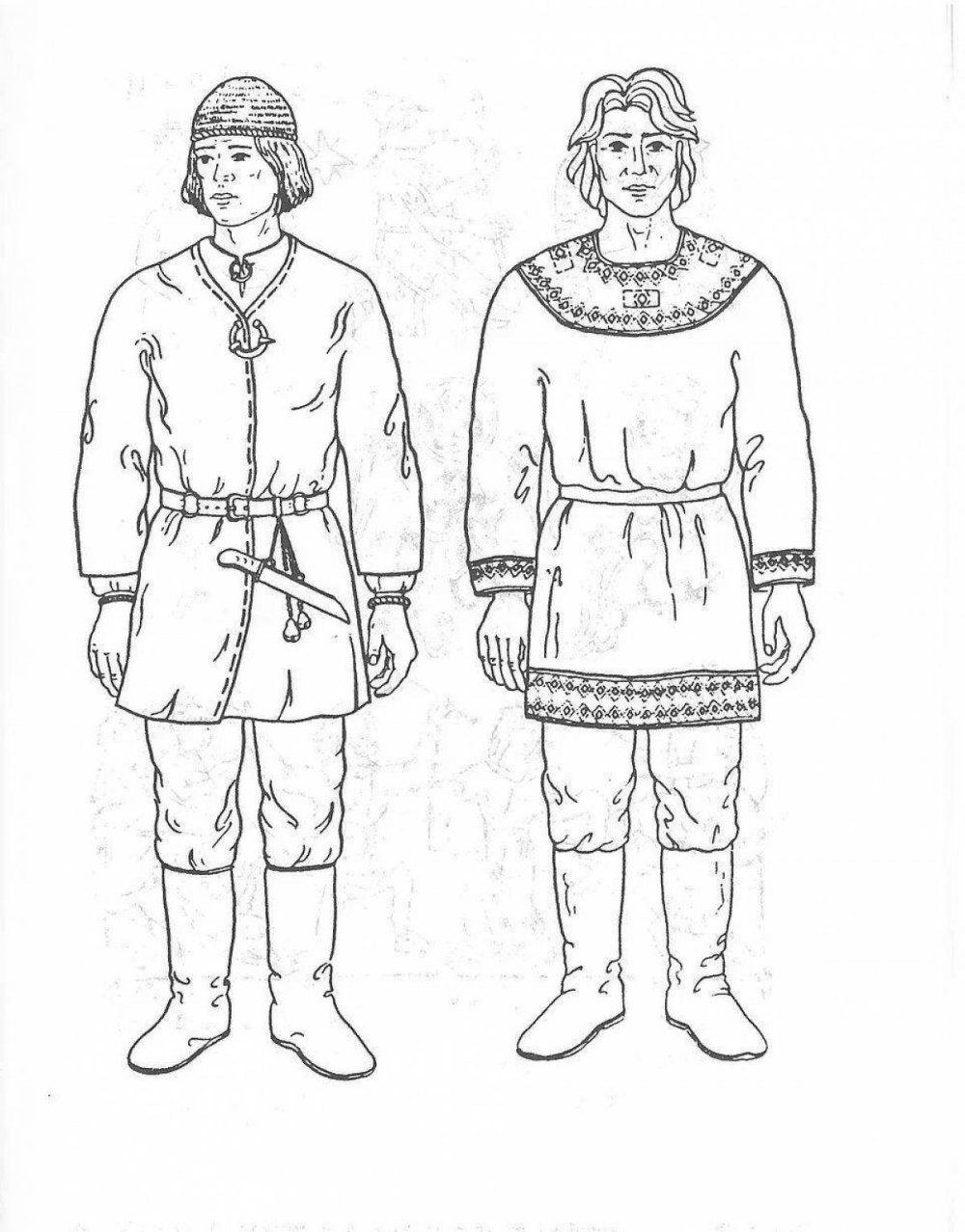 Древнерусский костюм мужской