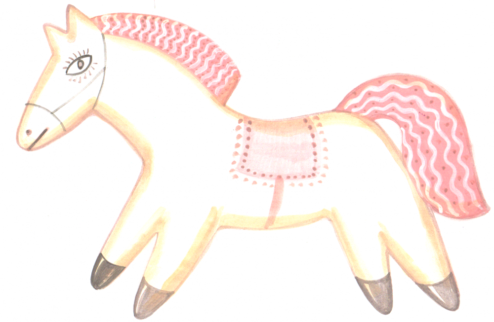 Астафьев конь с розовой гривой пряник