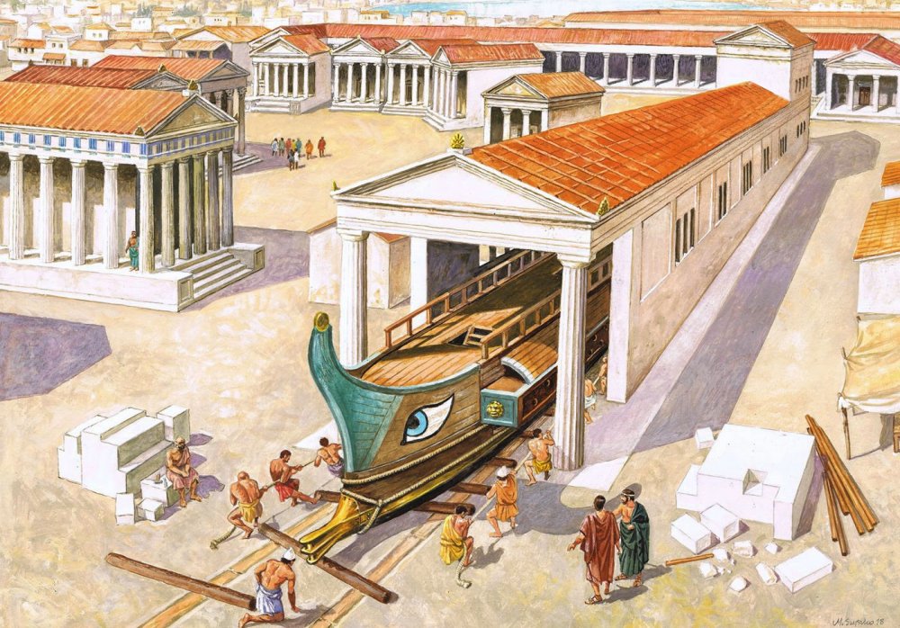 Порт Пирей Греция в древности