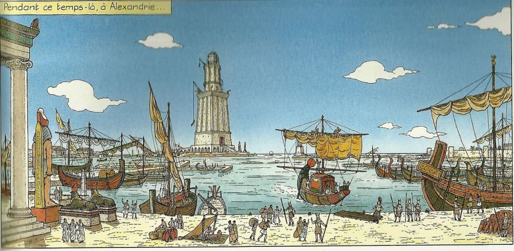 Порт Александрии египетской в древности