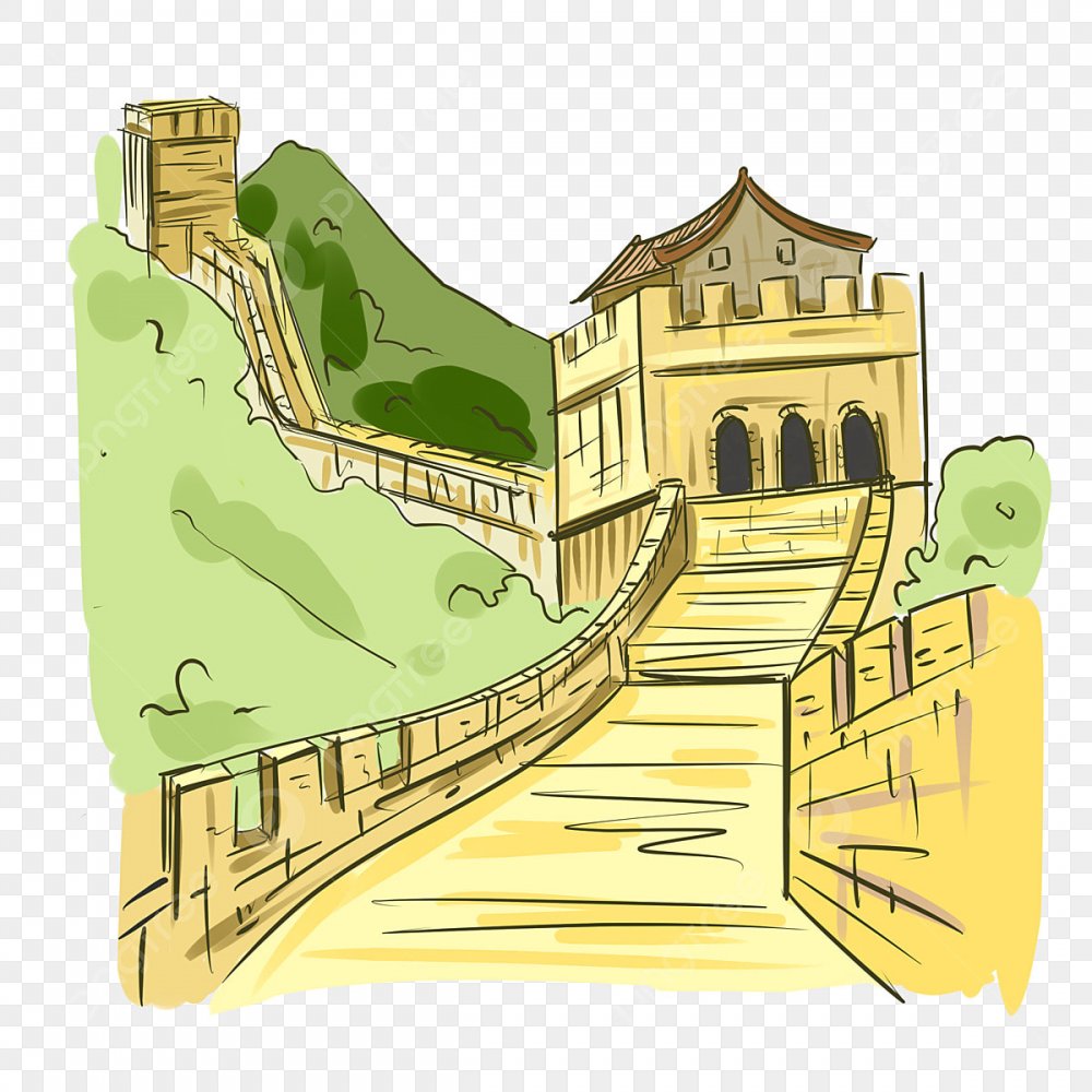 Великая китайская стена нарисова