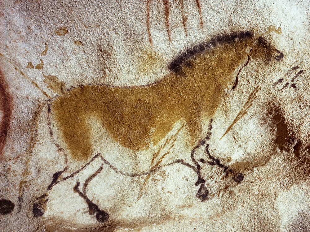 Лошадь пещера Ласко Франция эпоха палеолита