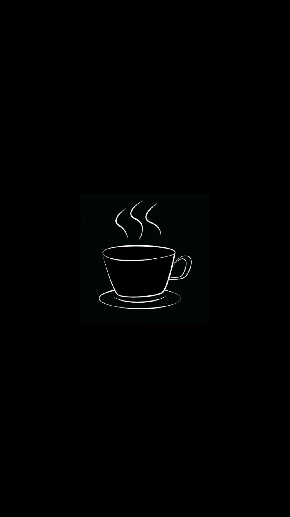 Кофе на черном фоне