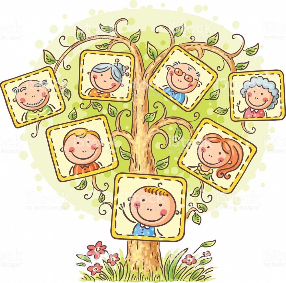 Генеалогическое дерево для детей дошкольного возраста