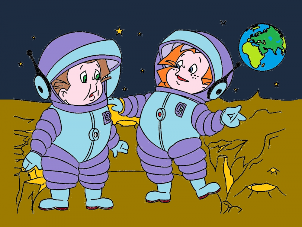 Незнайка на Луне мультфильм