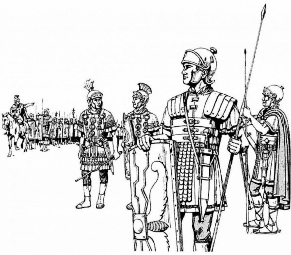 Военные отряды древних римлян