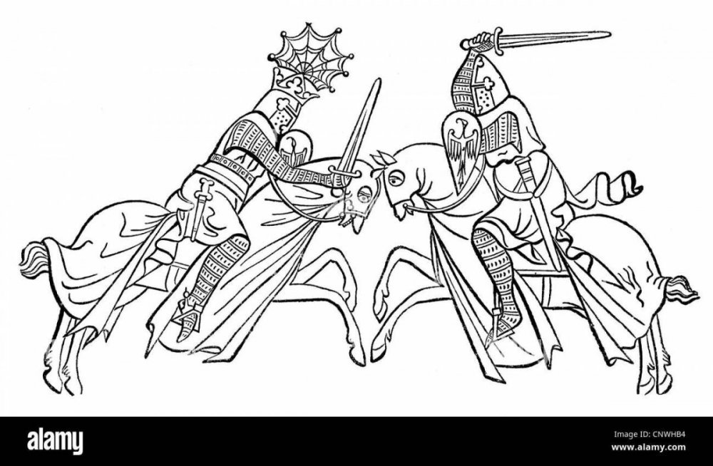 Рыцарь Куликовской битвы рисунок