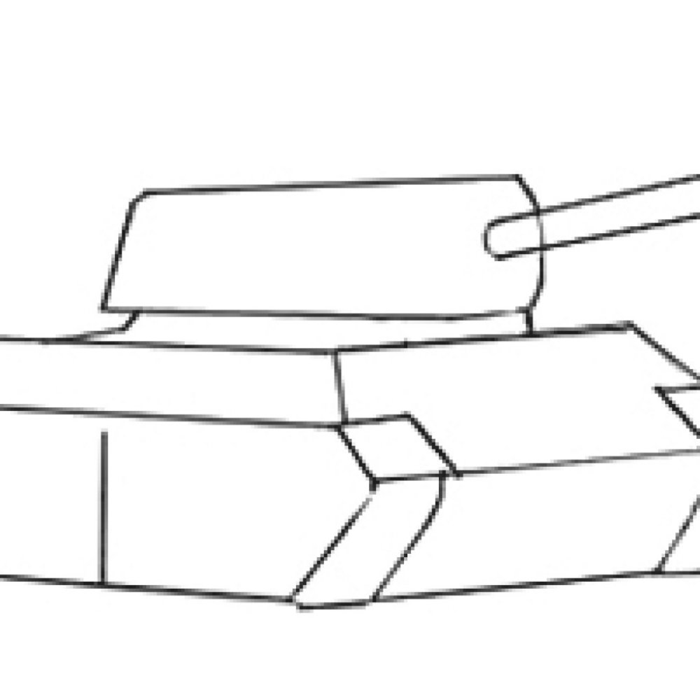 Макет танка рисунок