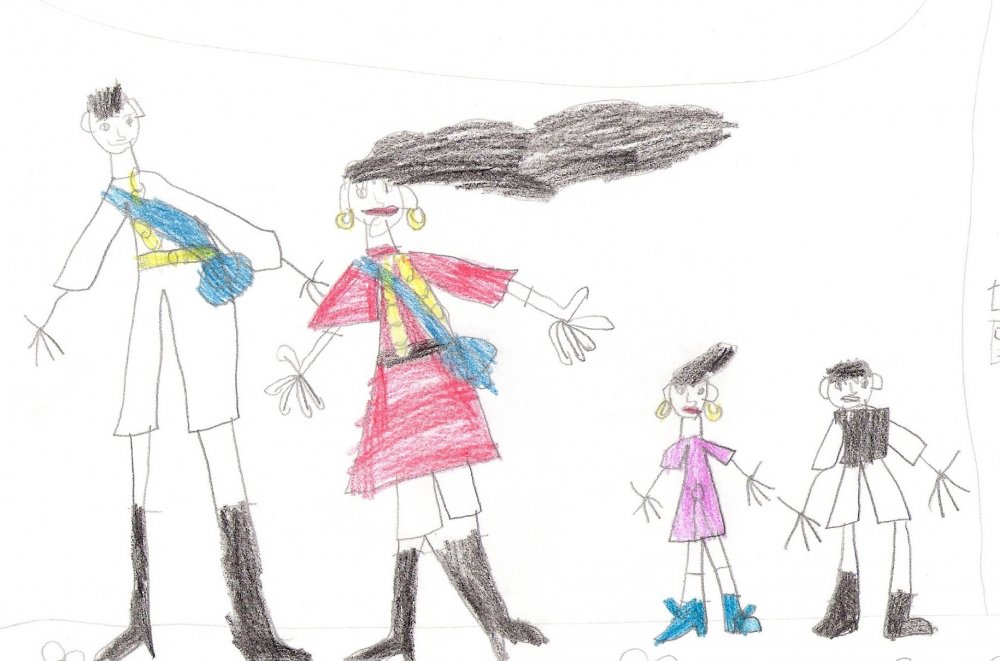 Бернс Кауфман кинетический рисунок семьи