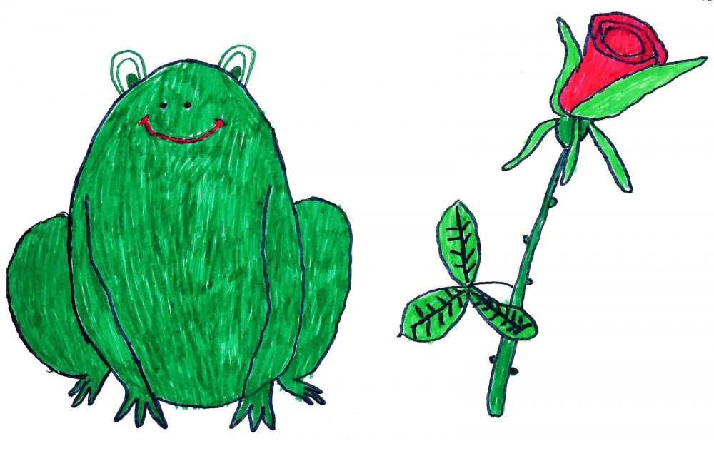 Сказка о жабе и Розе роза