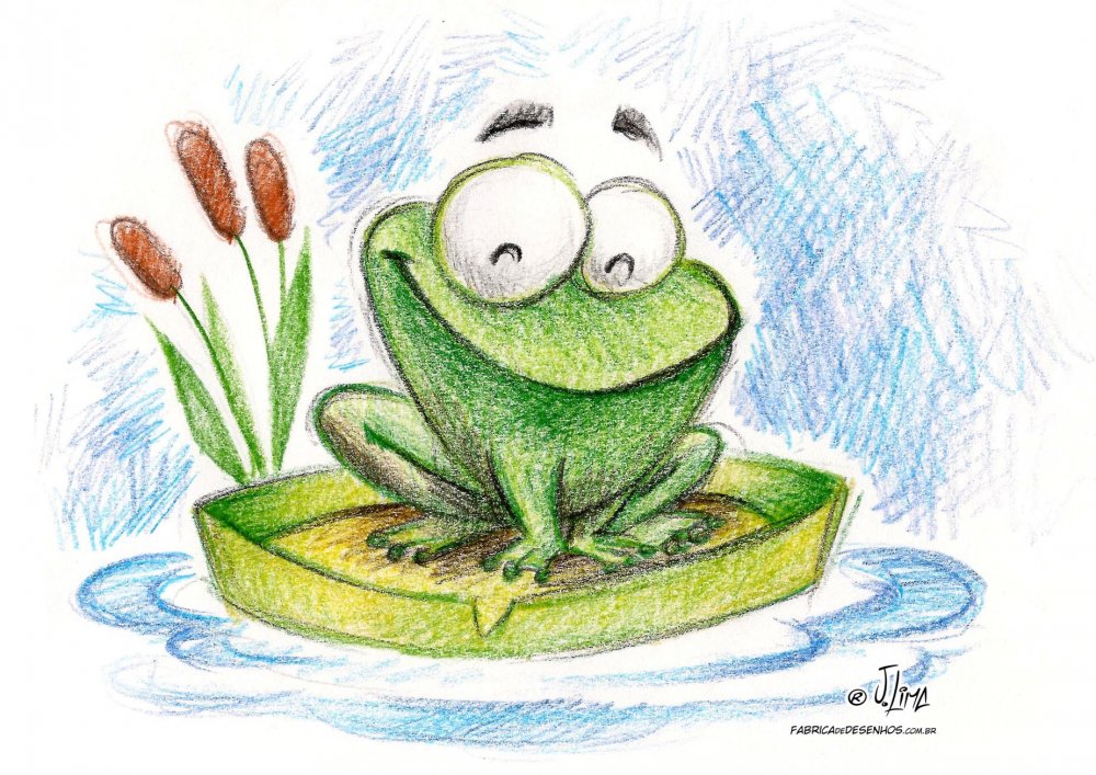 Сказка о жабе и Розе рисунок