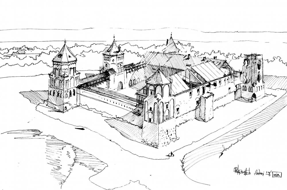 Эскиз города крепости