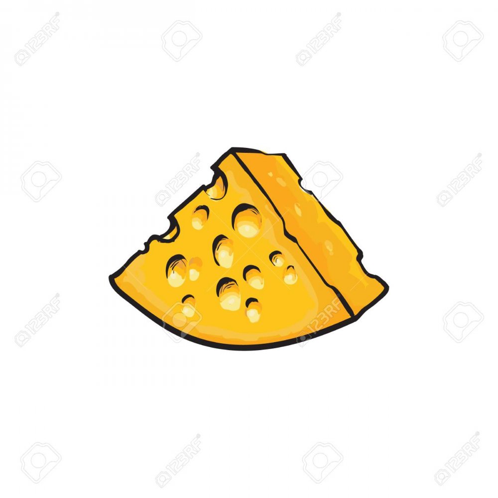 Сыр треугольный мультяшный