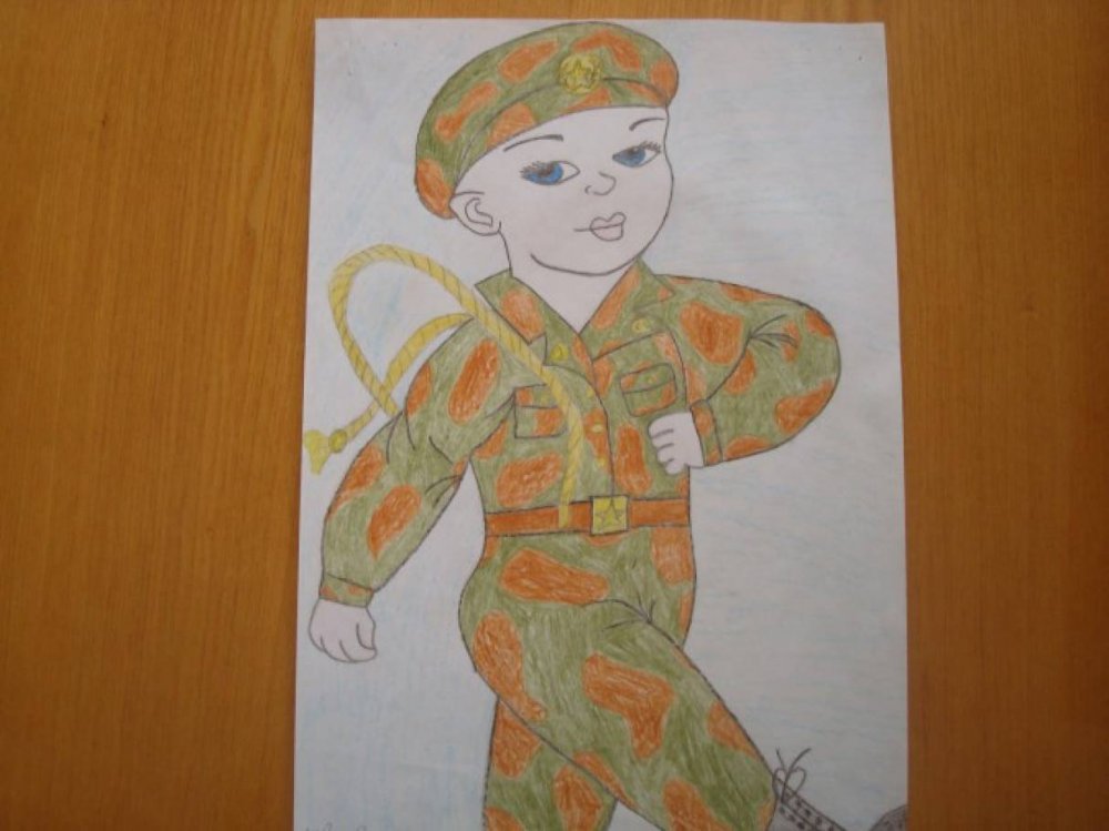 Рисование для детей на тему день защитника Отечества
