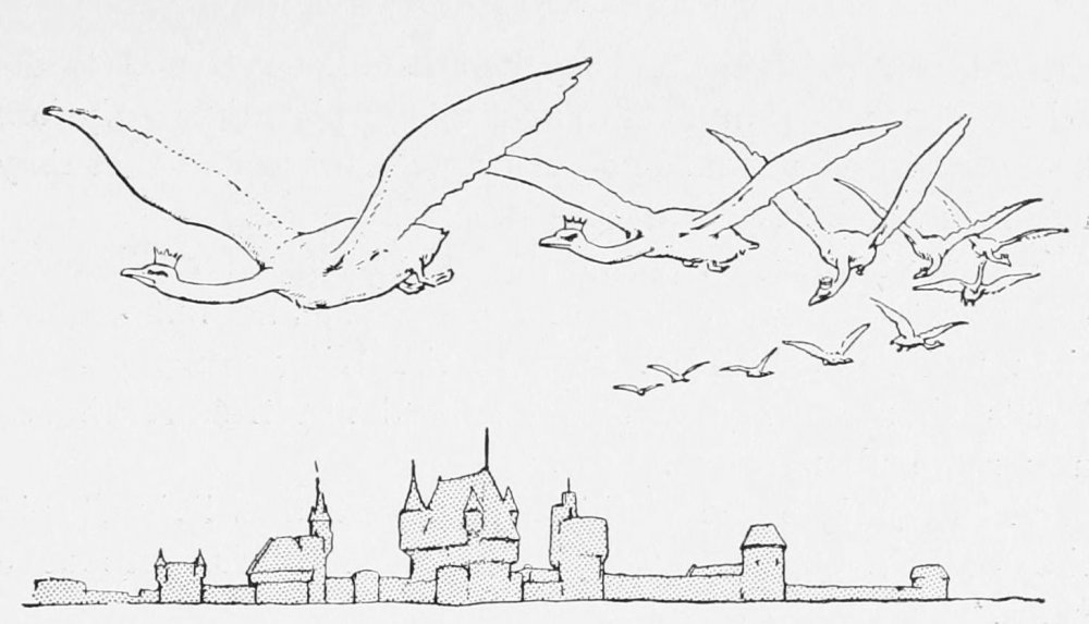 Иллюстрация к сказке Андерсена Дикие лебеди карандашом