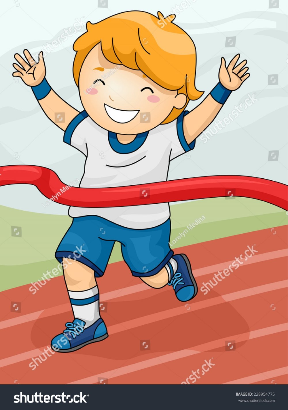 Легкая атлетика дети иллюстрации