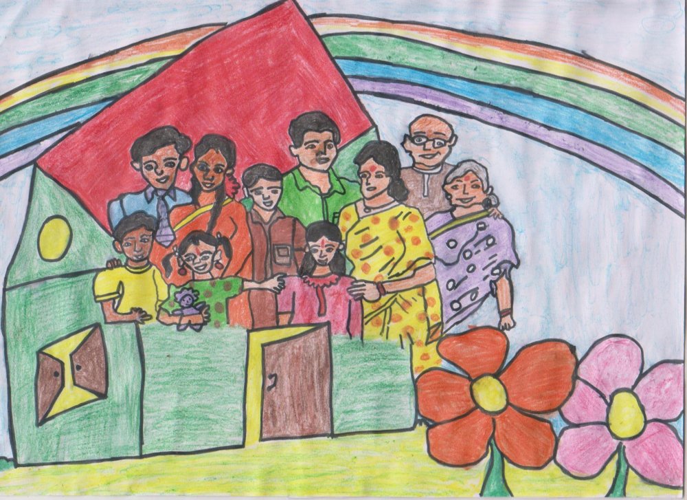 Рисунок на тему традиции семьи