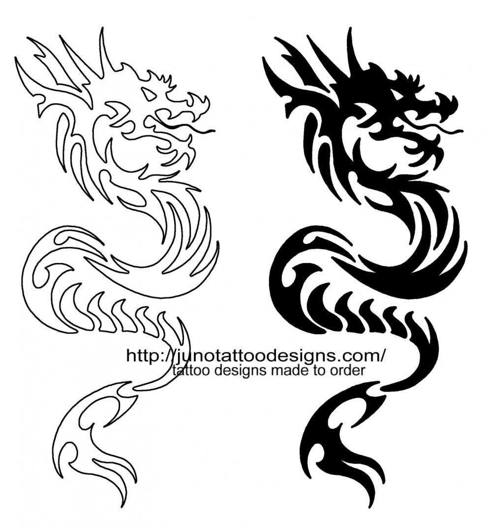 Китайский дракон простой