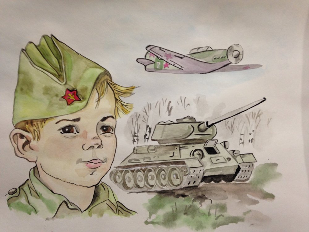 Рисунки на военную тему