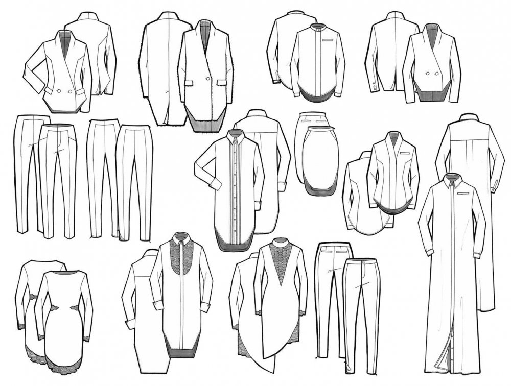 Технический эскиз одежды
