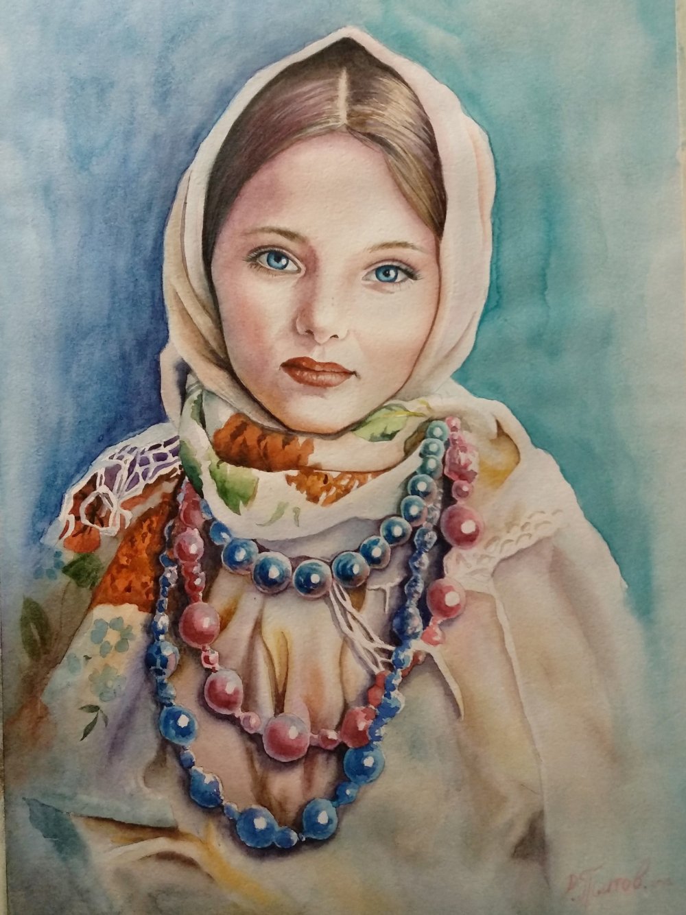 Портрет русской девушки
