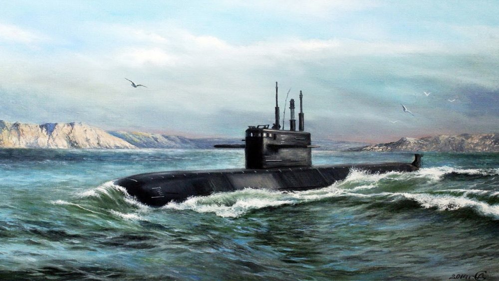 Подводный флот живопись