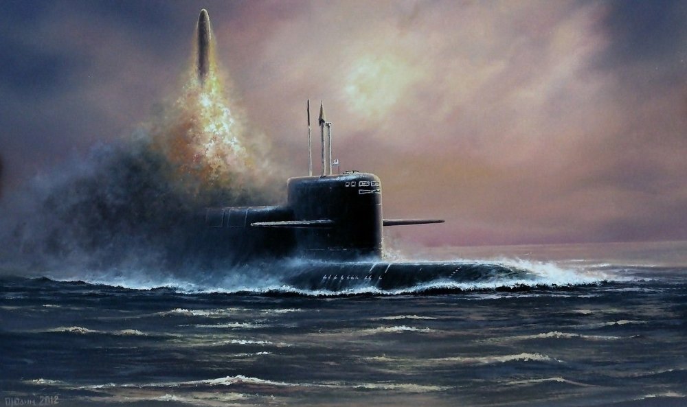 Подводный флот живопись