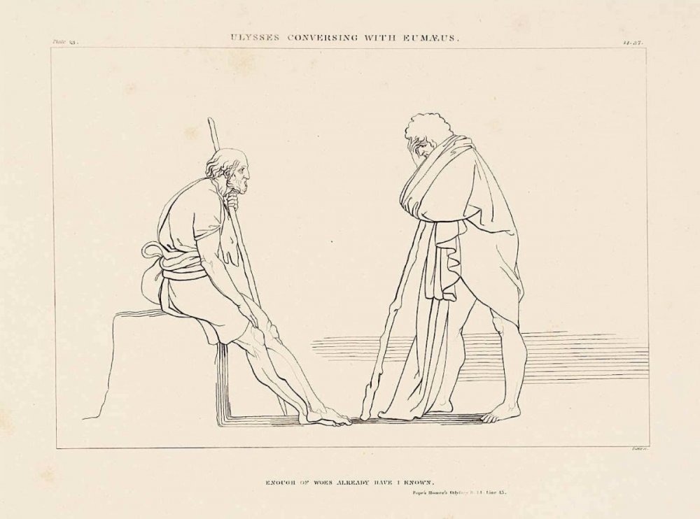 Рисунки к Илиаде и Одиссее