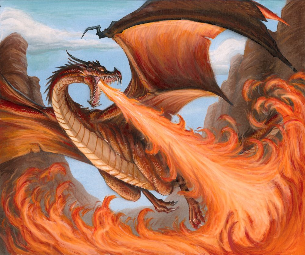 Fire Drake дракон