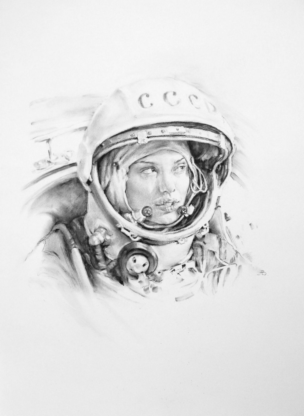 Валентина Терешкова космонавт рисунок