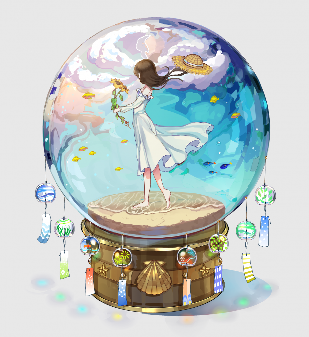 Девушка в стеклянном шаре
