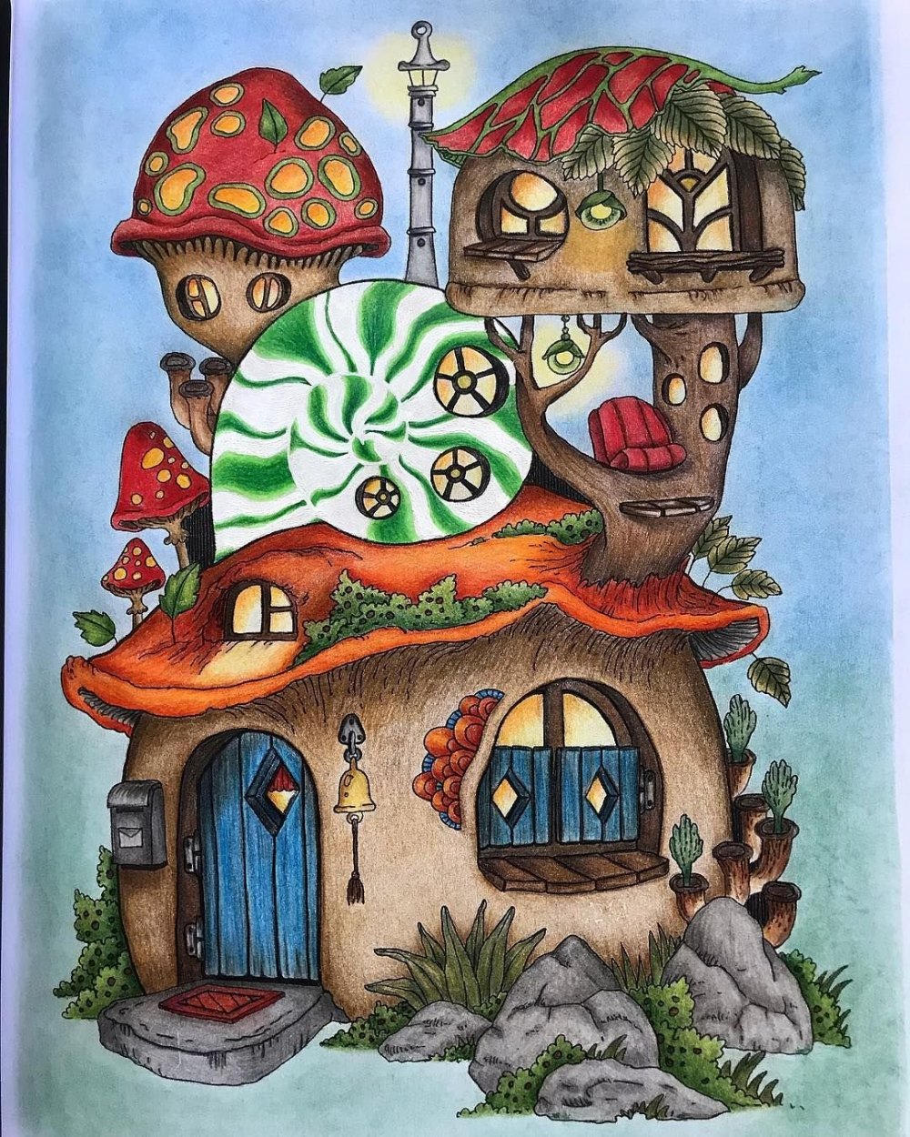 Сказочные грибные домики