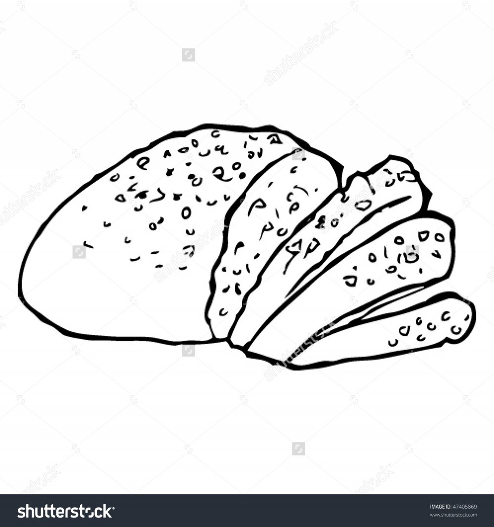 Лисичкин хлеб раскраска