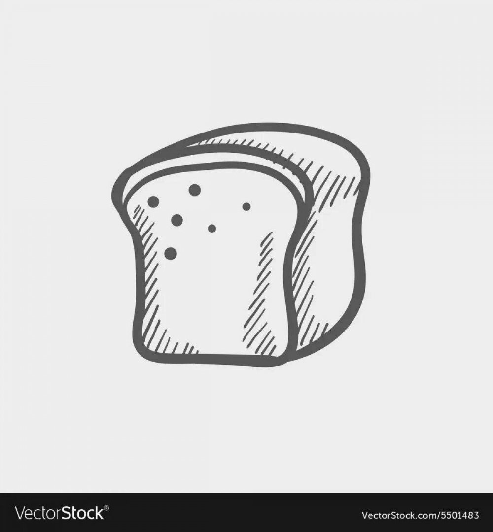 Хлеб значок Минимализм