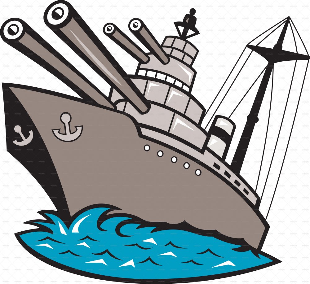 Военный корабль для детей