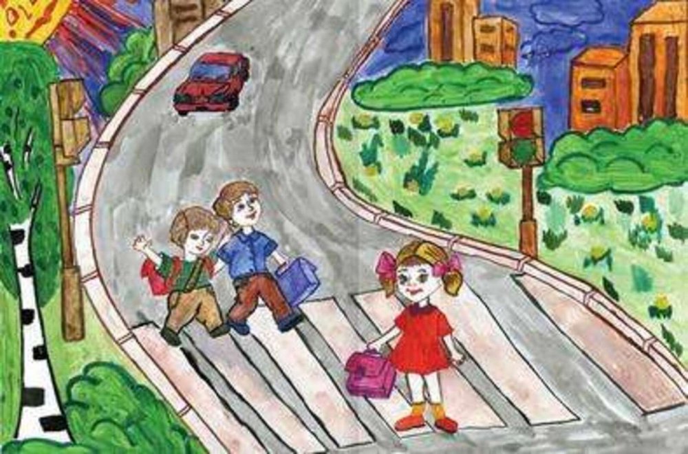 Безопасная дорога глазами детей