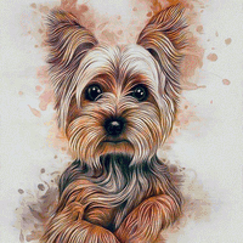 Портрет собаки Йоркширский терьер