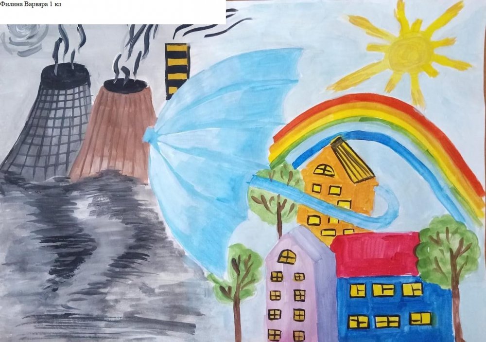 Рисунки на тему экология глазами детей
