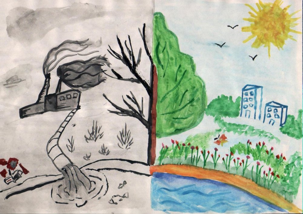 Рисунок на тему экологическая тема