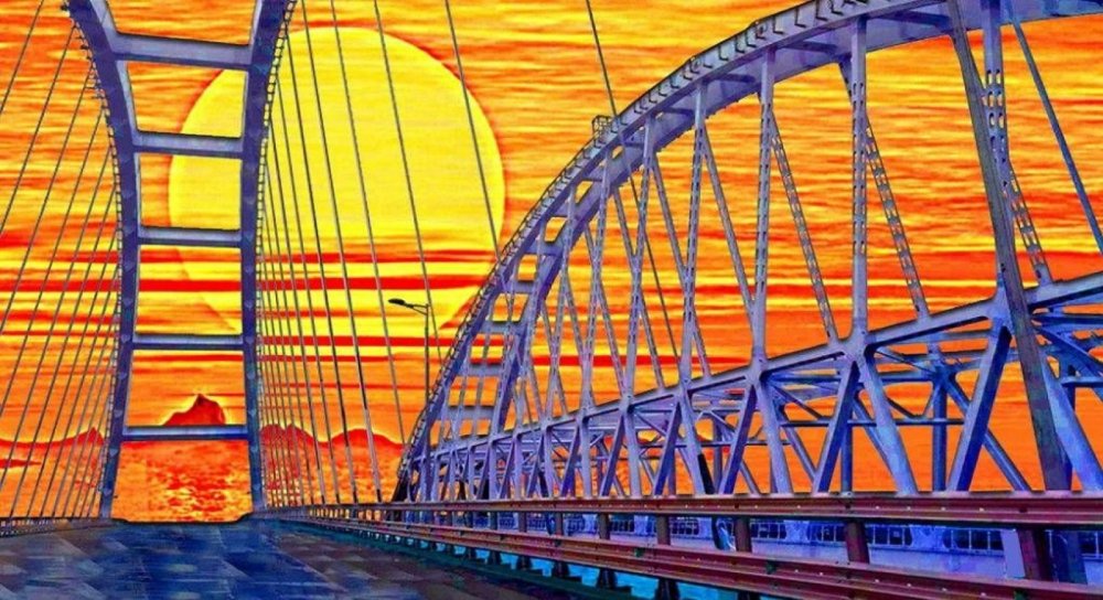 Керченский мост вектор