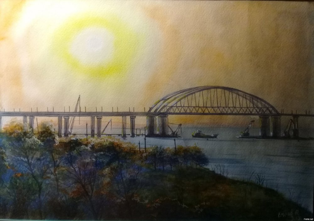 Крымский мост картина