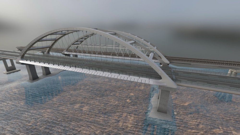 Крымский мост 3d