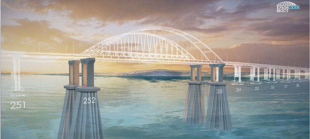 Крымский мост рисунок