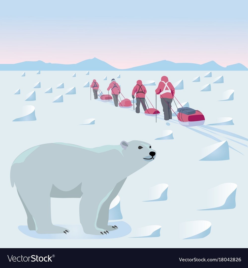 Экспедиция в арктической пустыне