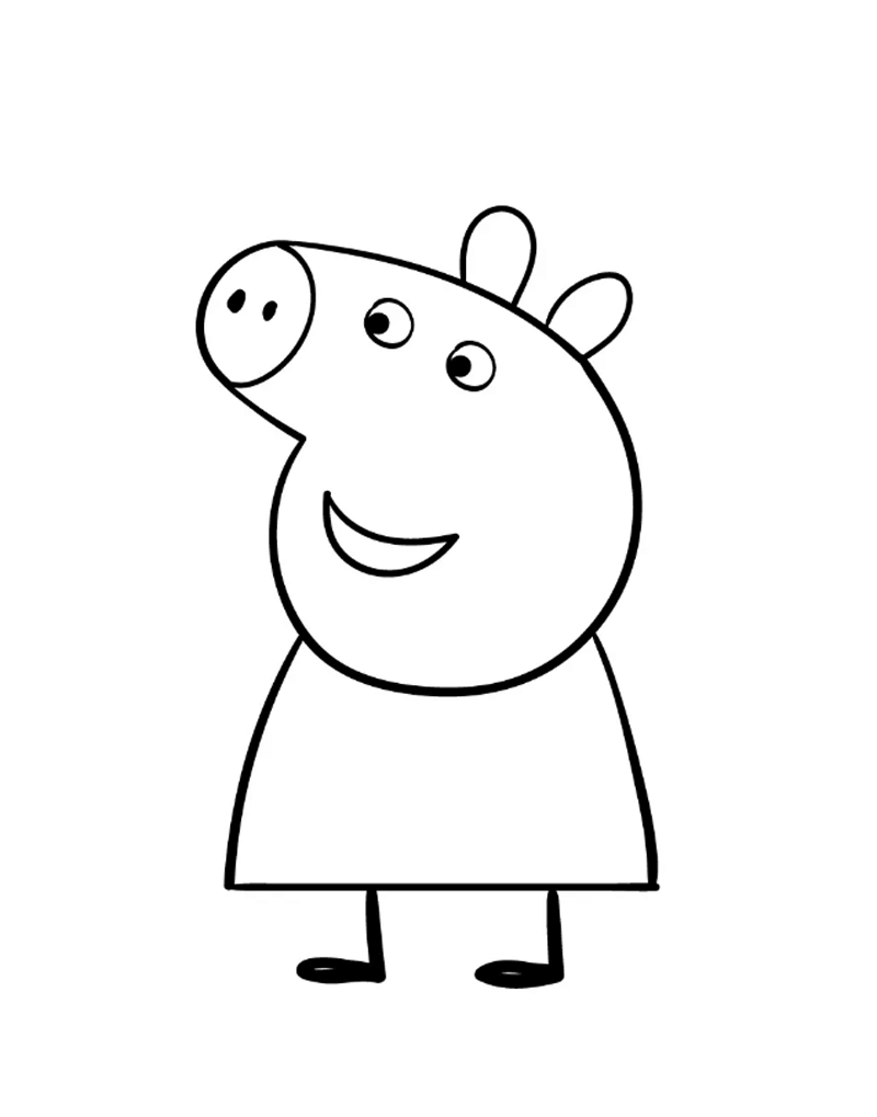 Свинка Пеппа рисунок