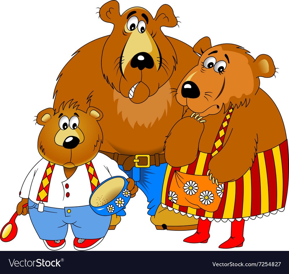 Мультяшный три медведя