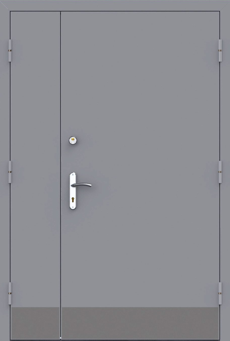 Блок дверной шкафной двупольный