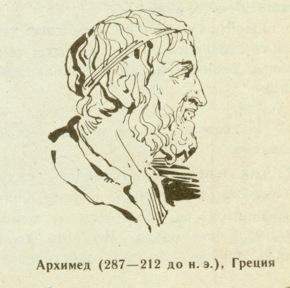 Архимед рисунок