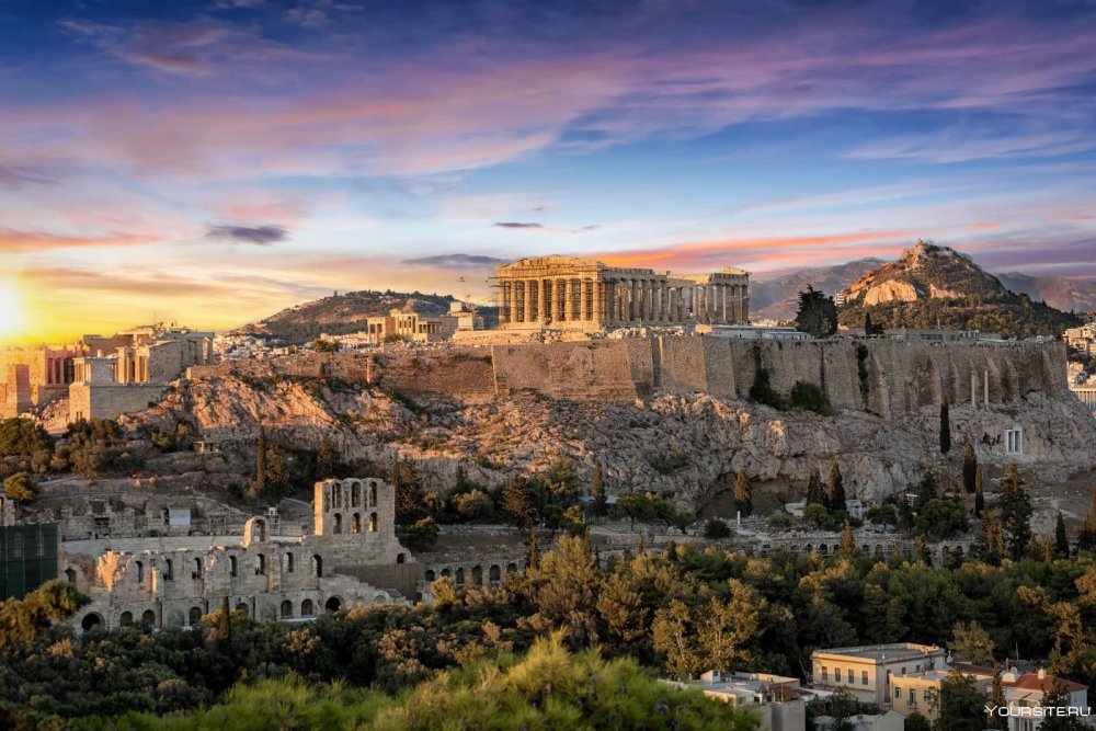Холм Акрополь в Афинах